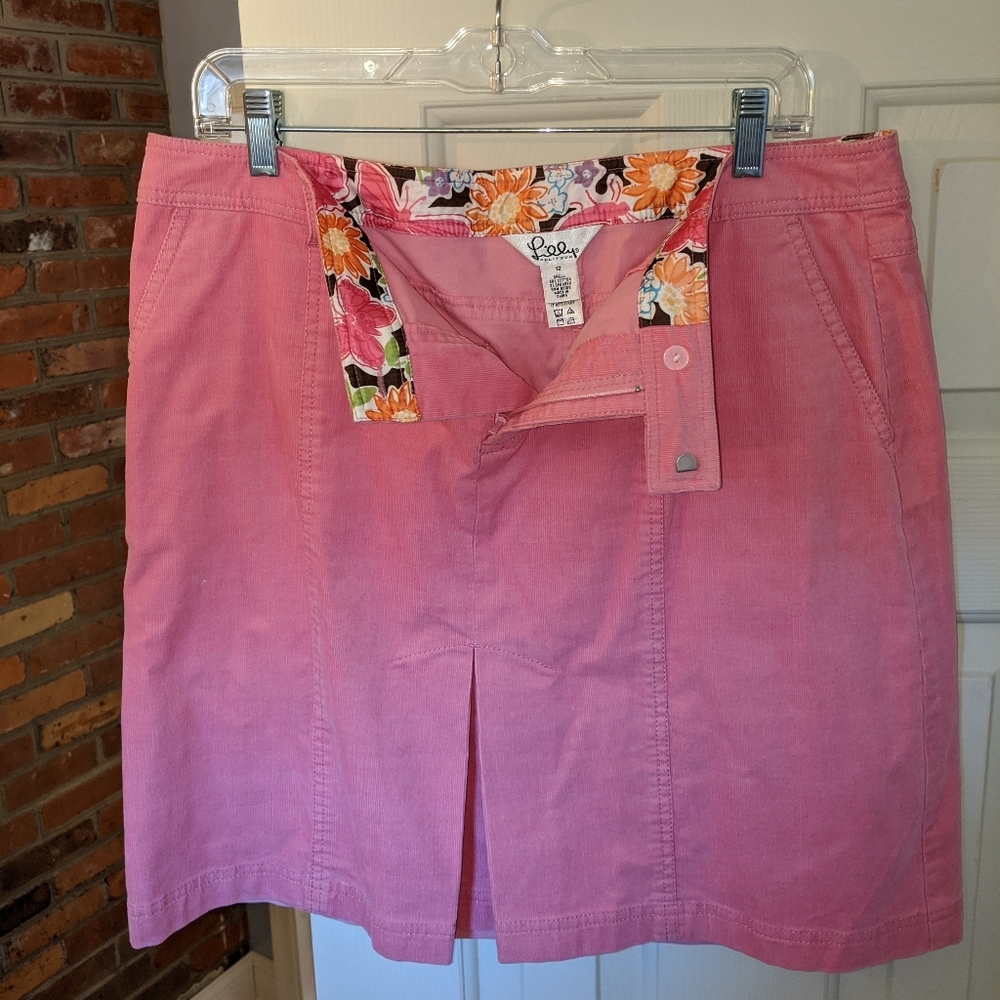 Lilly Pulitzer corduroy skirt